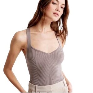 Abercrombie & Fitch - NWT Sweater-Knit Bodysuit Sz L